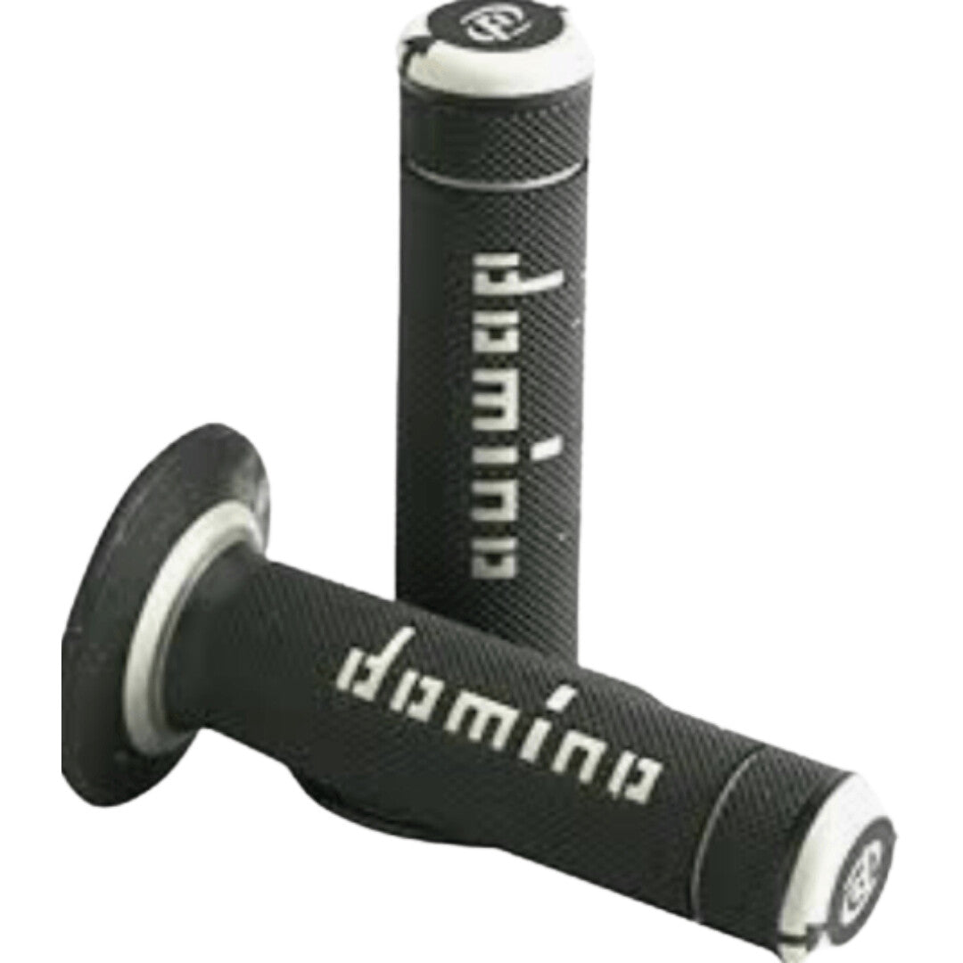 Domino Trials Dual Compound Grips Black/White