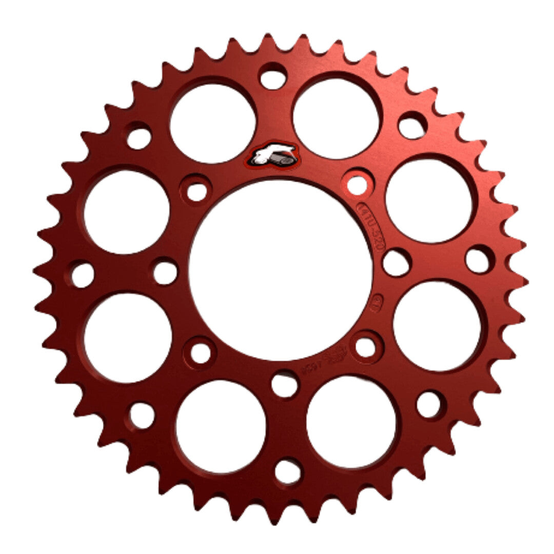 Renthal Ultralight Trials Rear Sprocket Red 520