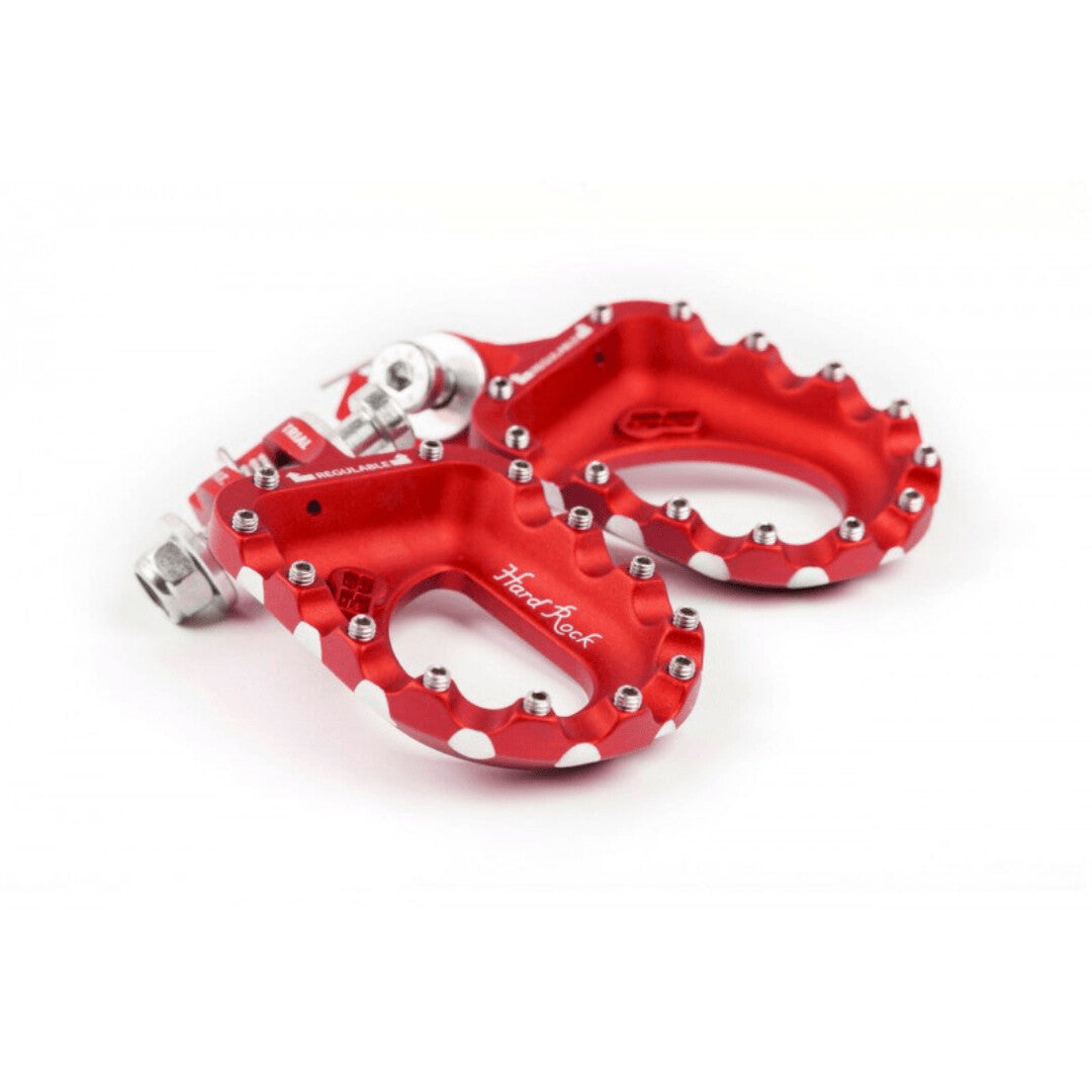 S3 Hard Rock Trials Foot Pegs Red