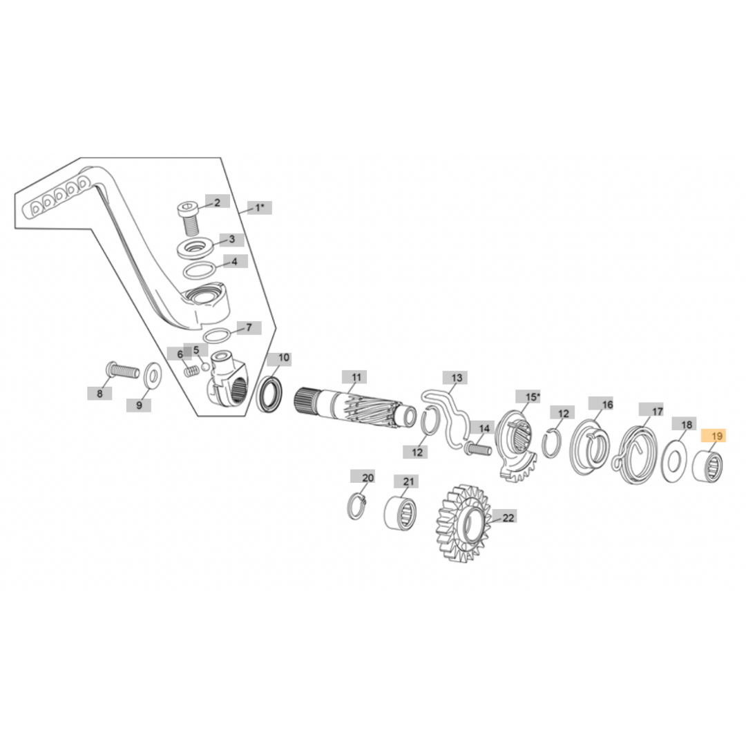 Sherco Kickstart Bearing (2023-2025)