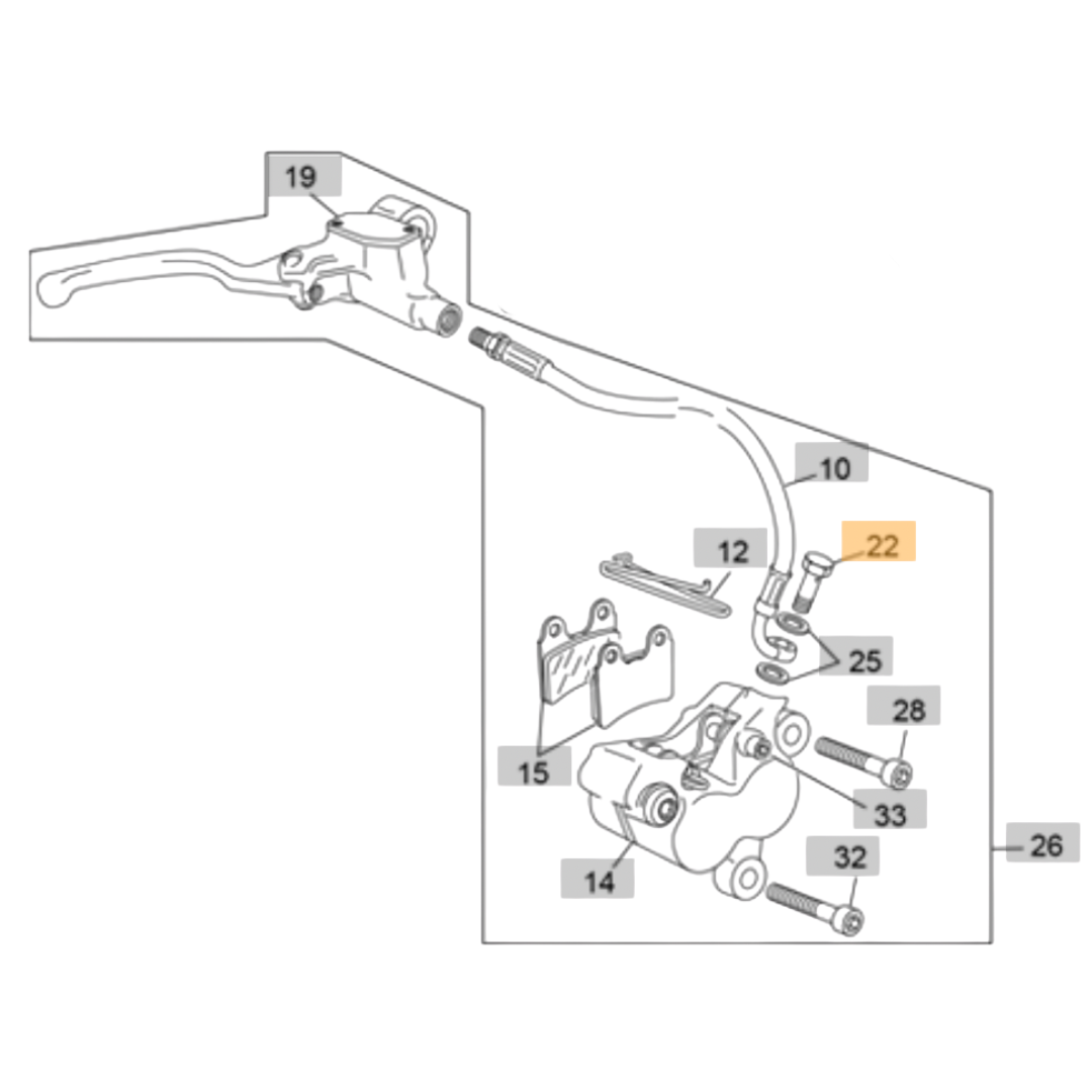Sherco ST Banjo Bolt (2023-2026)