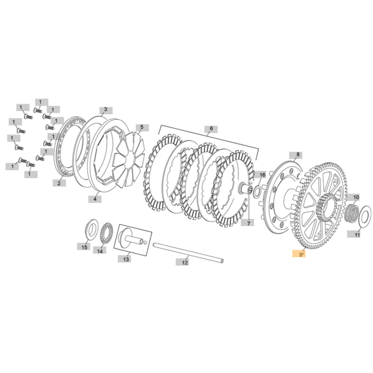 Sherco ST 125cc Clutch Basket (2024-2026)