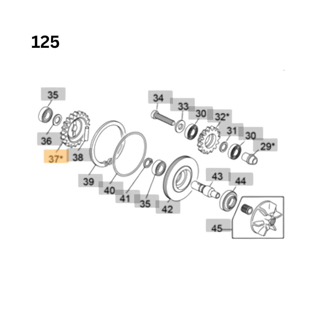 Sherco 125 Nylon Waterpump Pinion (2023-2024)