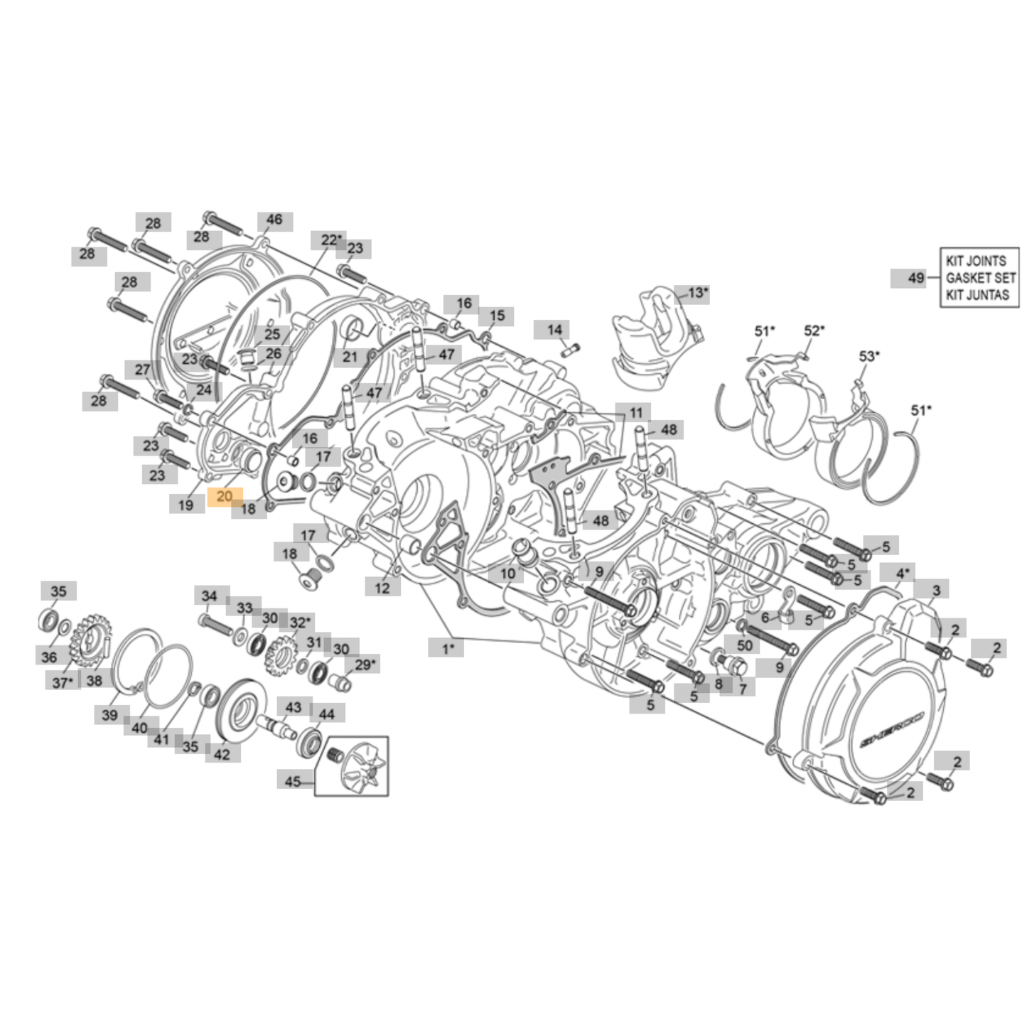 Sherco ST Oil Level Sight Glass (2023-2026)