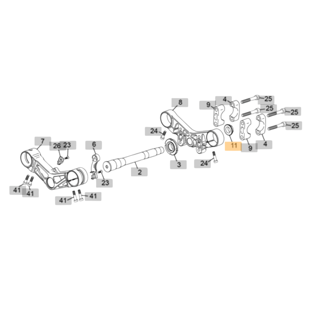 Sherco Top Yoke Nut (2023-2025)