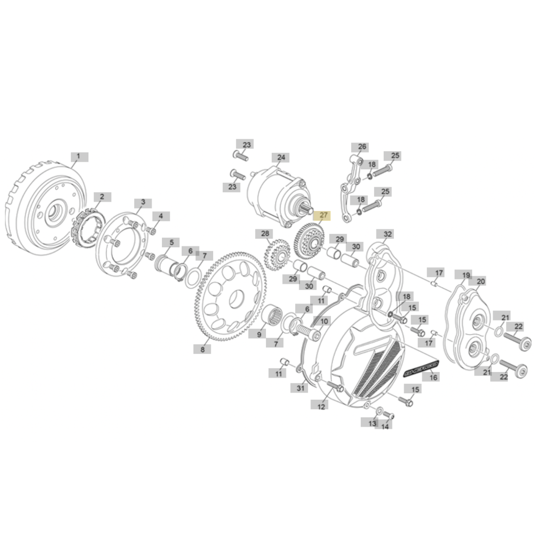 Sherco ST E-Start Torque Limiter (2026)