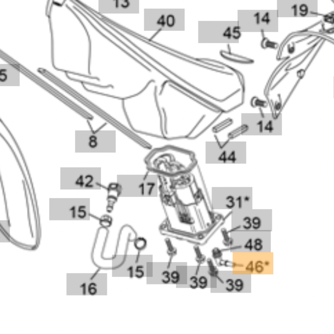 Sherco ST Fuel Pump Connector (2024-2026)