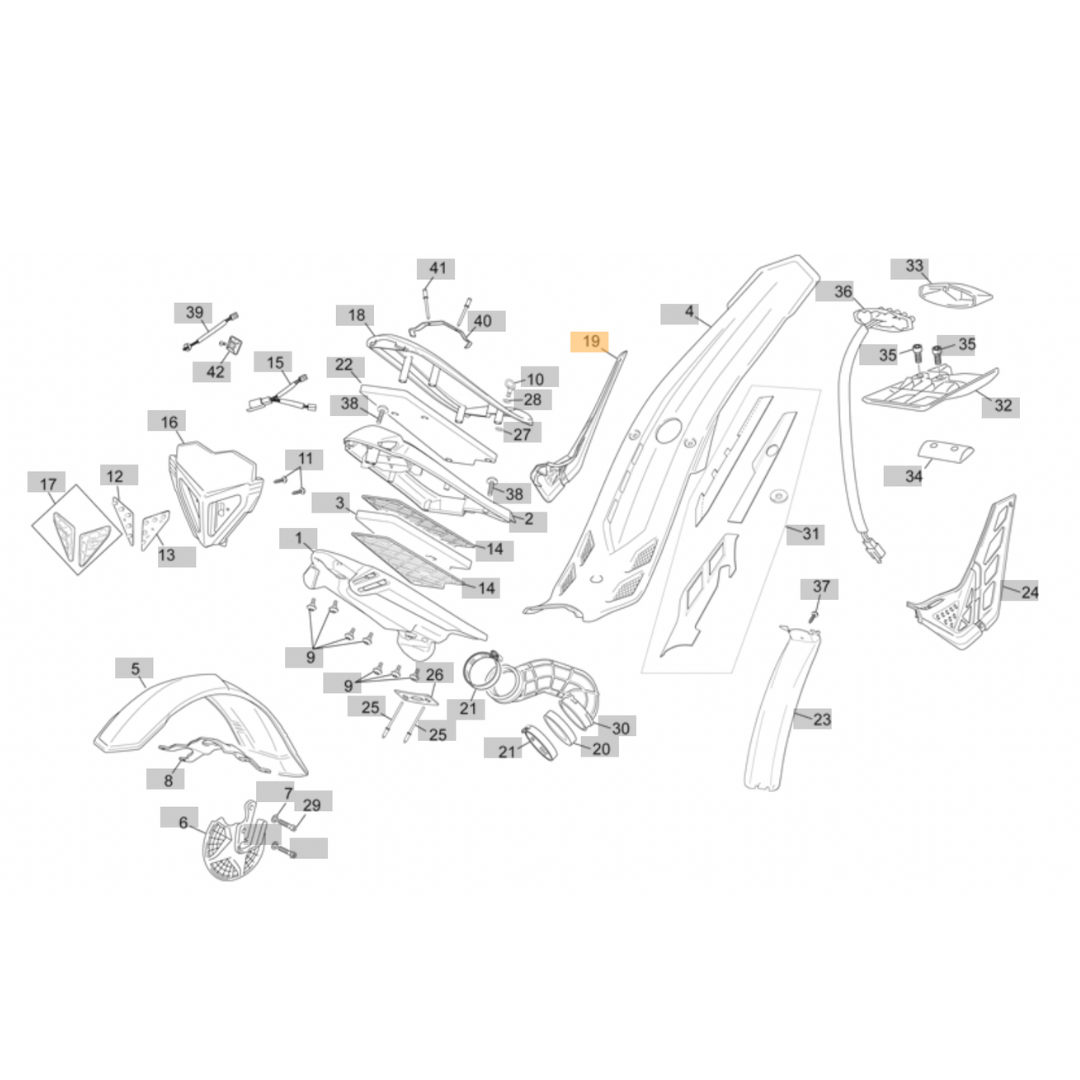 Sherco Silencer Protector Cover (2010-2015)