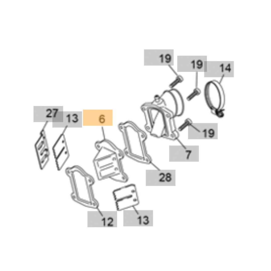 Sherco ST Reed Valve Block (2011-2022)
