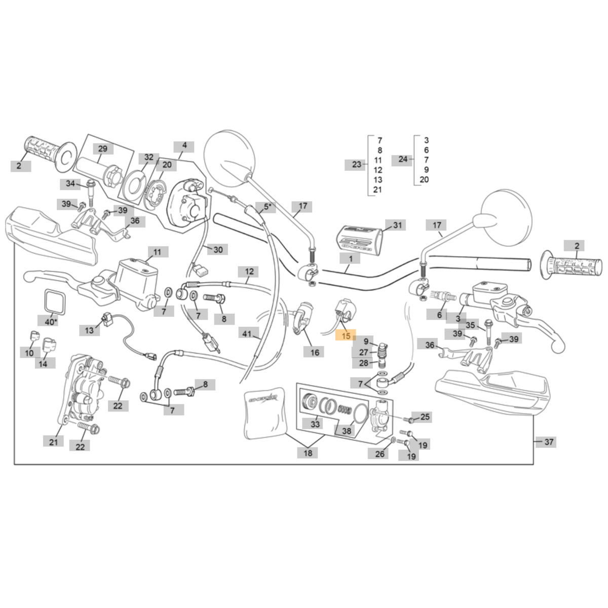 Sherco SE/SEF Light Switch (2012-2024)