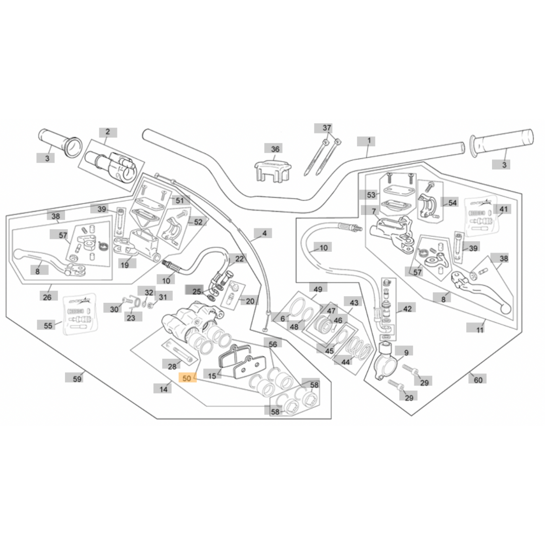 Formula Front Calliper Piston Kit