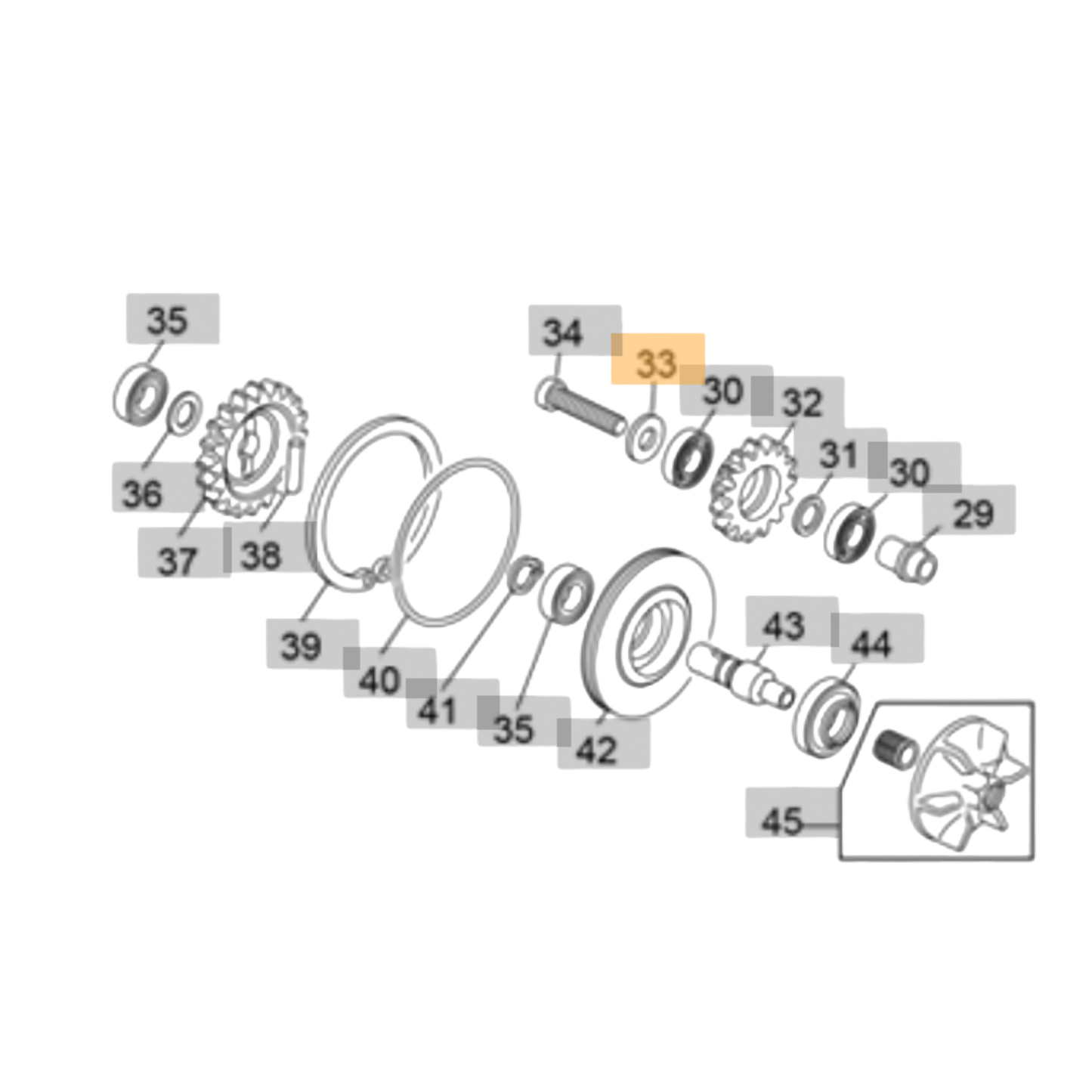 Sherco ST Waterpump Washer (2023-2026)