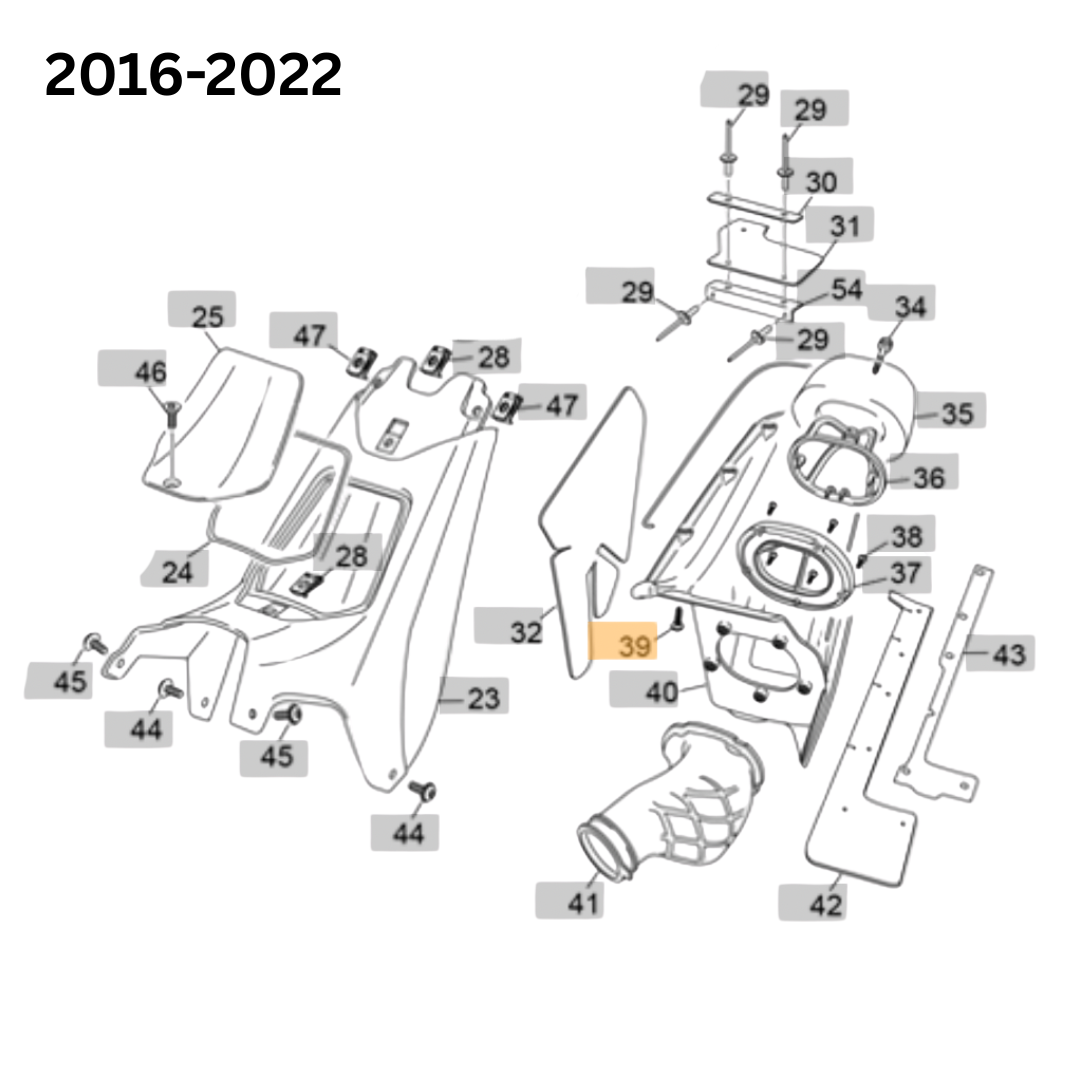 Sherco Screw for Plastic (2016-2025)