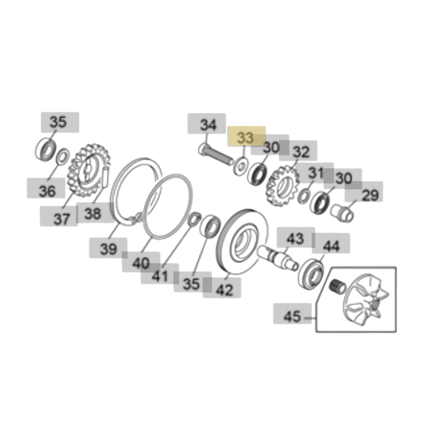 Sherco ST Waterpump Adjuster Washer (2026)