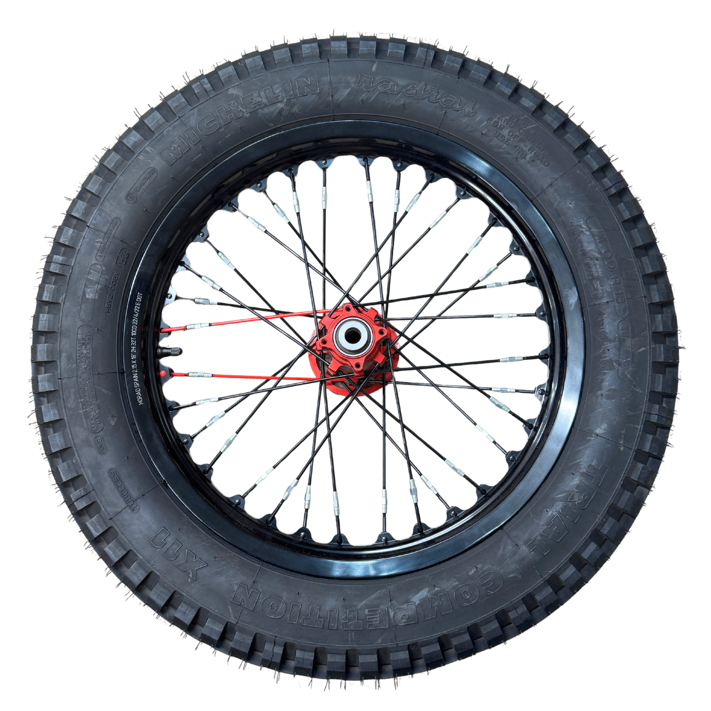 Sherco ST Rear Wheel Assembly Red/Black (2001-2026)