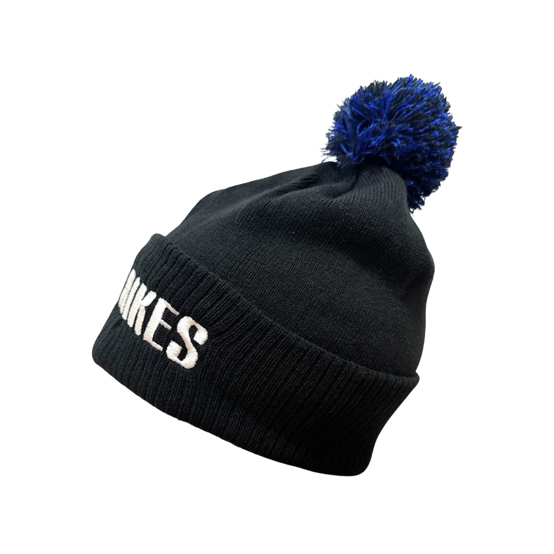 AG Bikes Bobble Hat Black/Blue