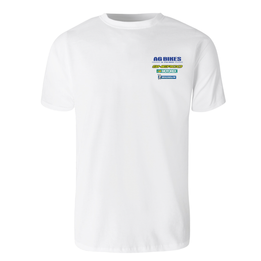 AG Bikes Team Sherco White T-Shirt