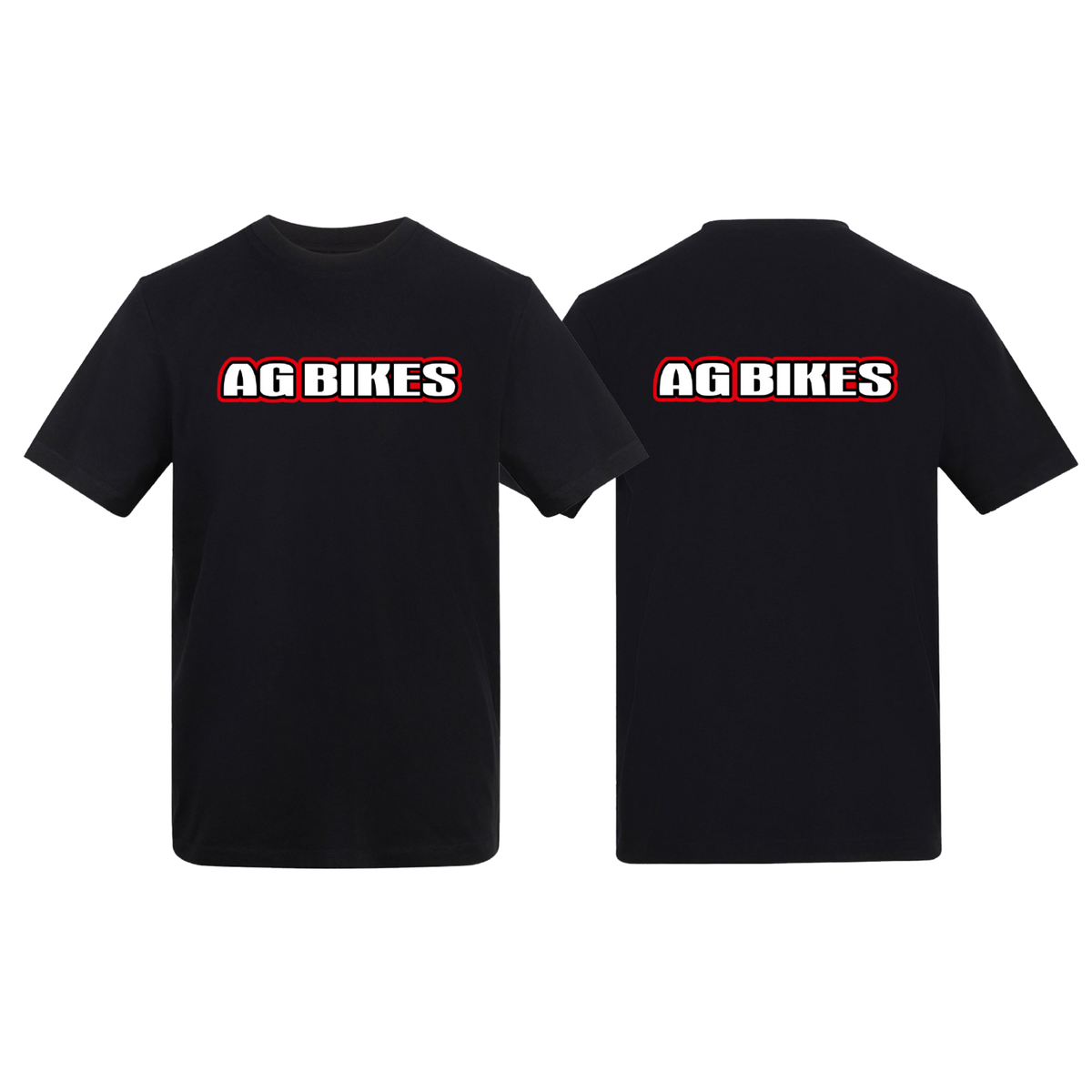 AG Bikes T-Shirt Black/Red