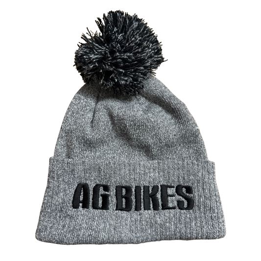 AG Bikes Bobble Hat Grey