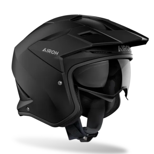 Airoh Kombakt Matt Black Trials Helmet