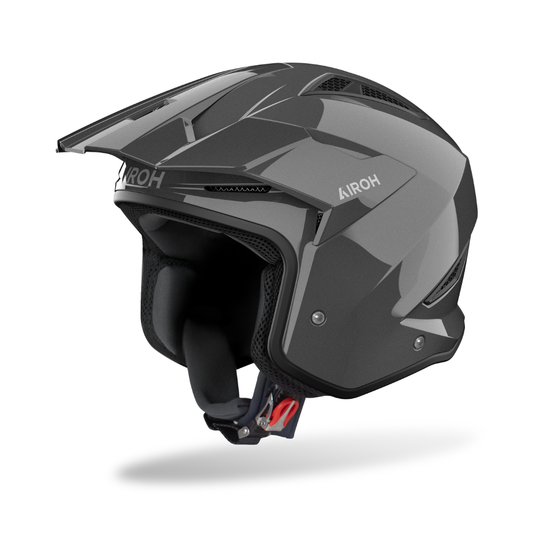 Airoh TRR2 Color Dark Grey Gloss Trials Helmet