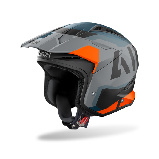 Airoh TRR2 Jupiter Orange Matt Trials Helmet