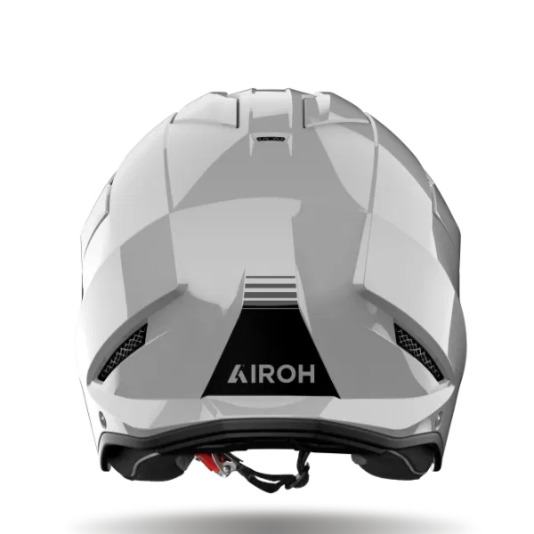Airoh Kombakt Concrete Gloss Grey Trials Helmet