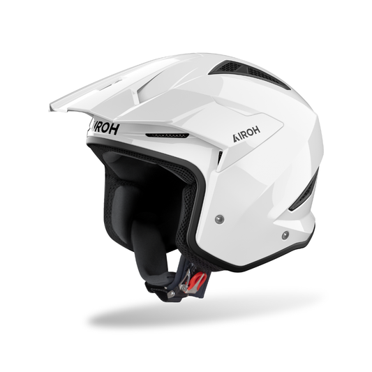 Airoh TRR2 Color White Gloss Trials Helmet