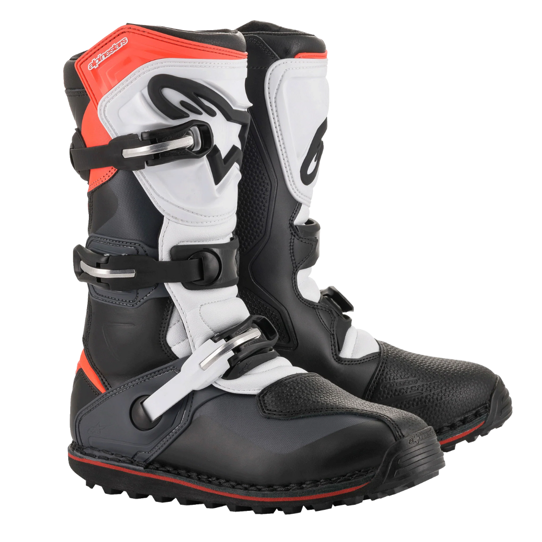 Alpinestars Tech T Trials Boots Black/Grey/Red