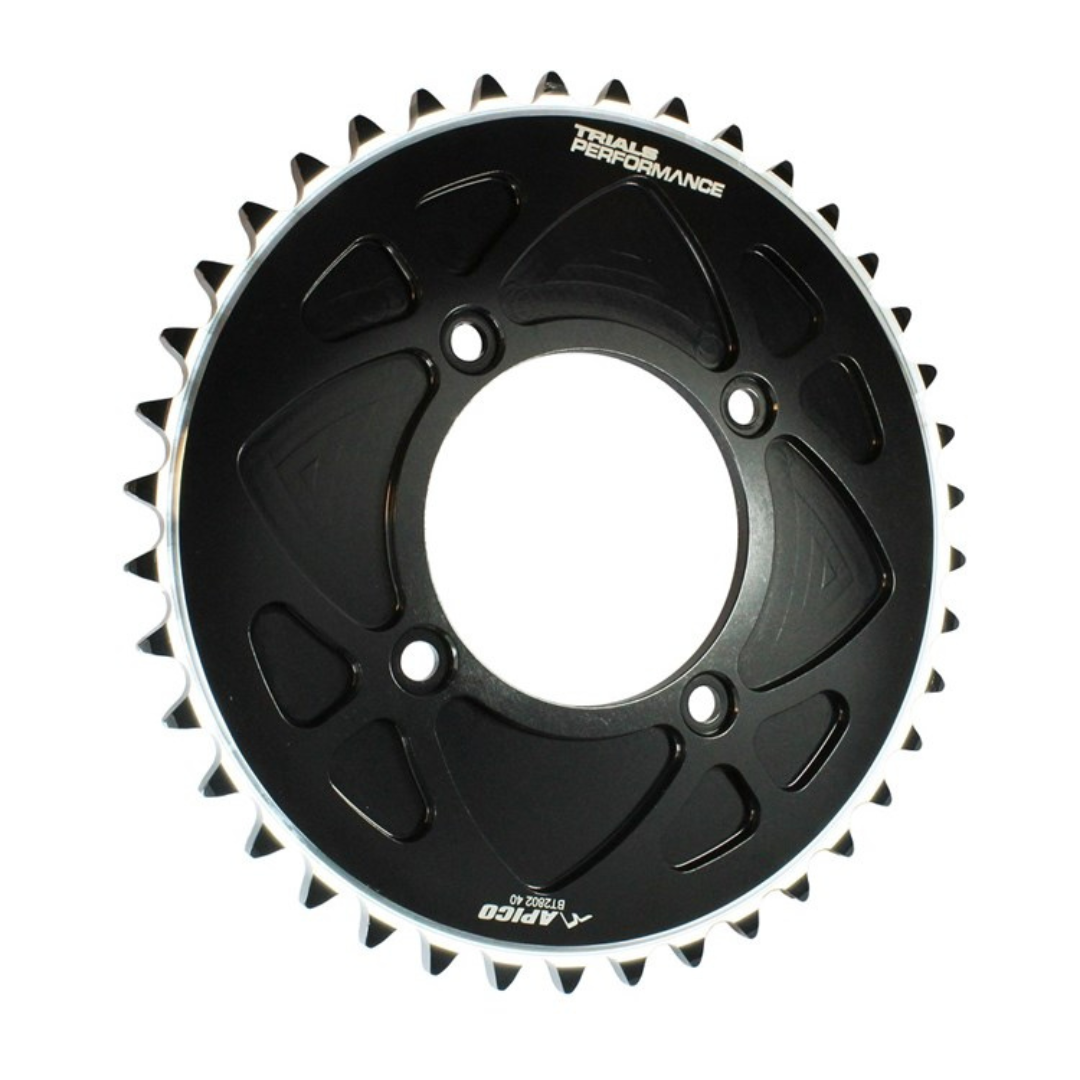 Apico Trials Solid Rear Sprocket Black