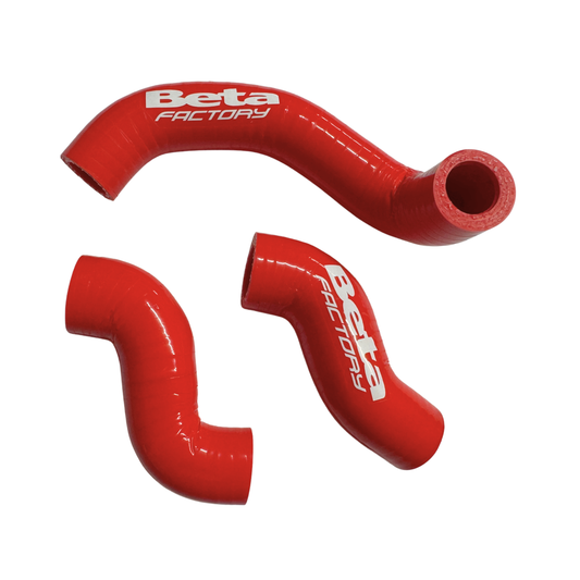 Beta Evo Factory Silicone Coolant Hoses Red (2009-2025)