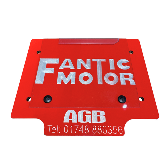 Custom Boardz Fantic CNC Number Board Red