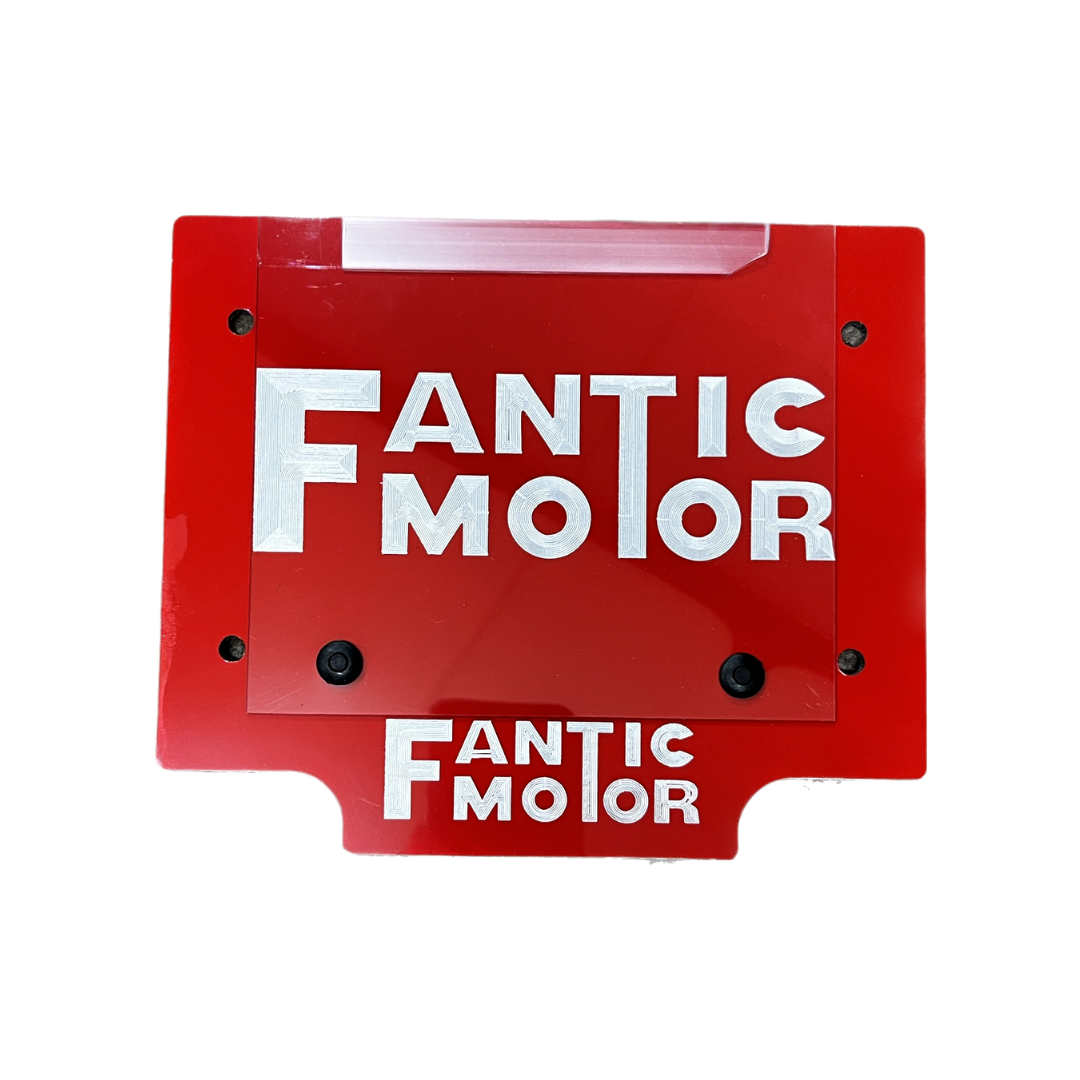 Custom Boardz Fantic CNC Number Board Red