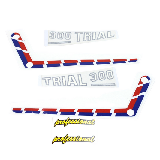 Delay Fantic 300 Side Panel Decals for Aluminium Side Panels