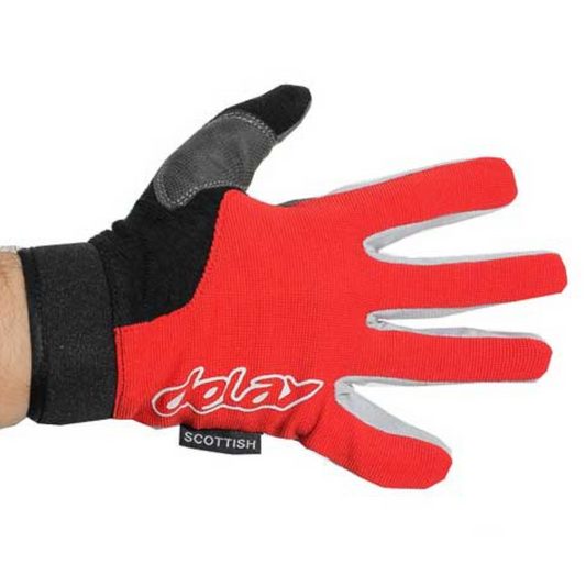 Delay Trial "Scottish" Gloves Red