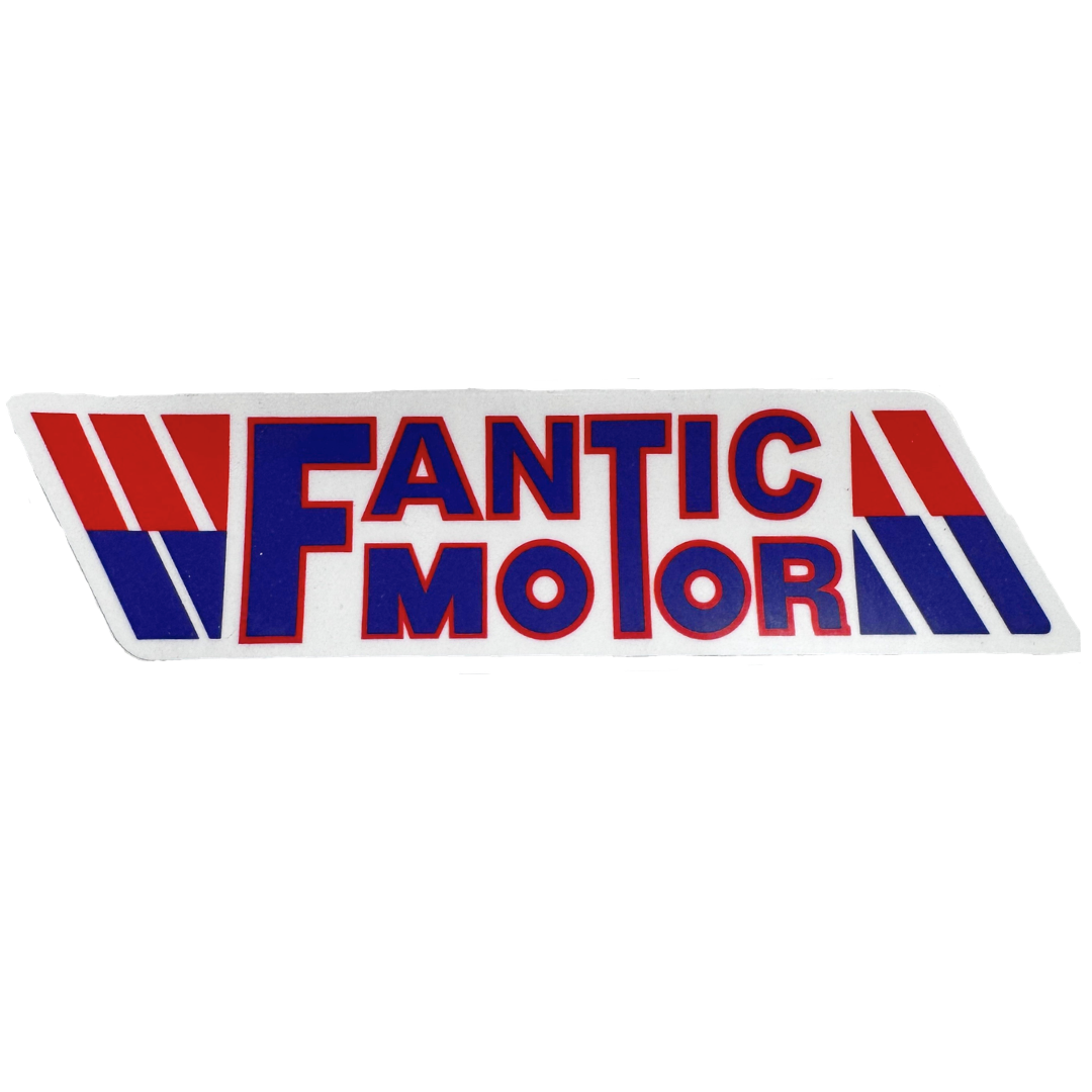 Fantic Left Hand Tank Badge Sticker 147mm