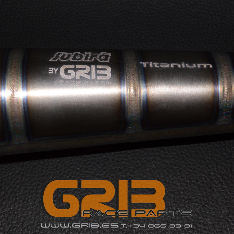 Grib Titanium Front Exhaust Pipe Fantic 240