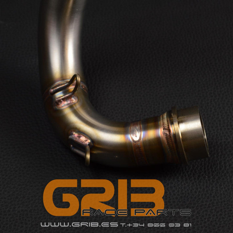 Grib Titanium Front Exhaust Pipe Fantic 240