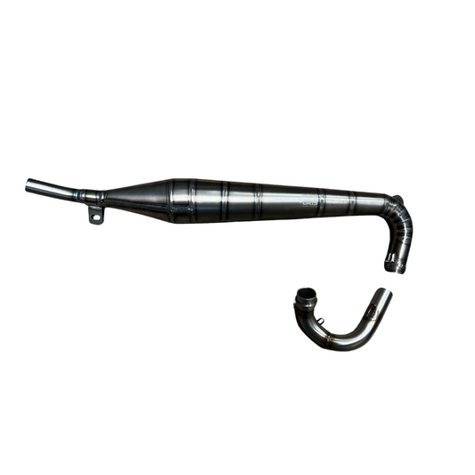 Grib Titanium Front Exhaust Pipe Fantic 200