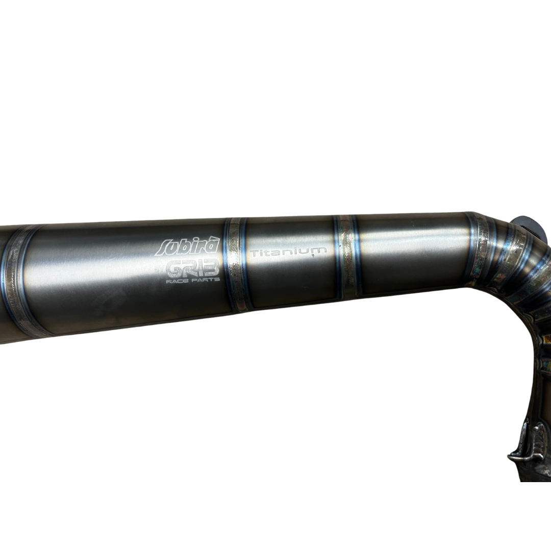 Grib Titanium Front Exhaust Pipe Fantic 200