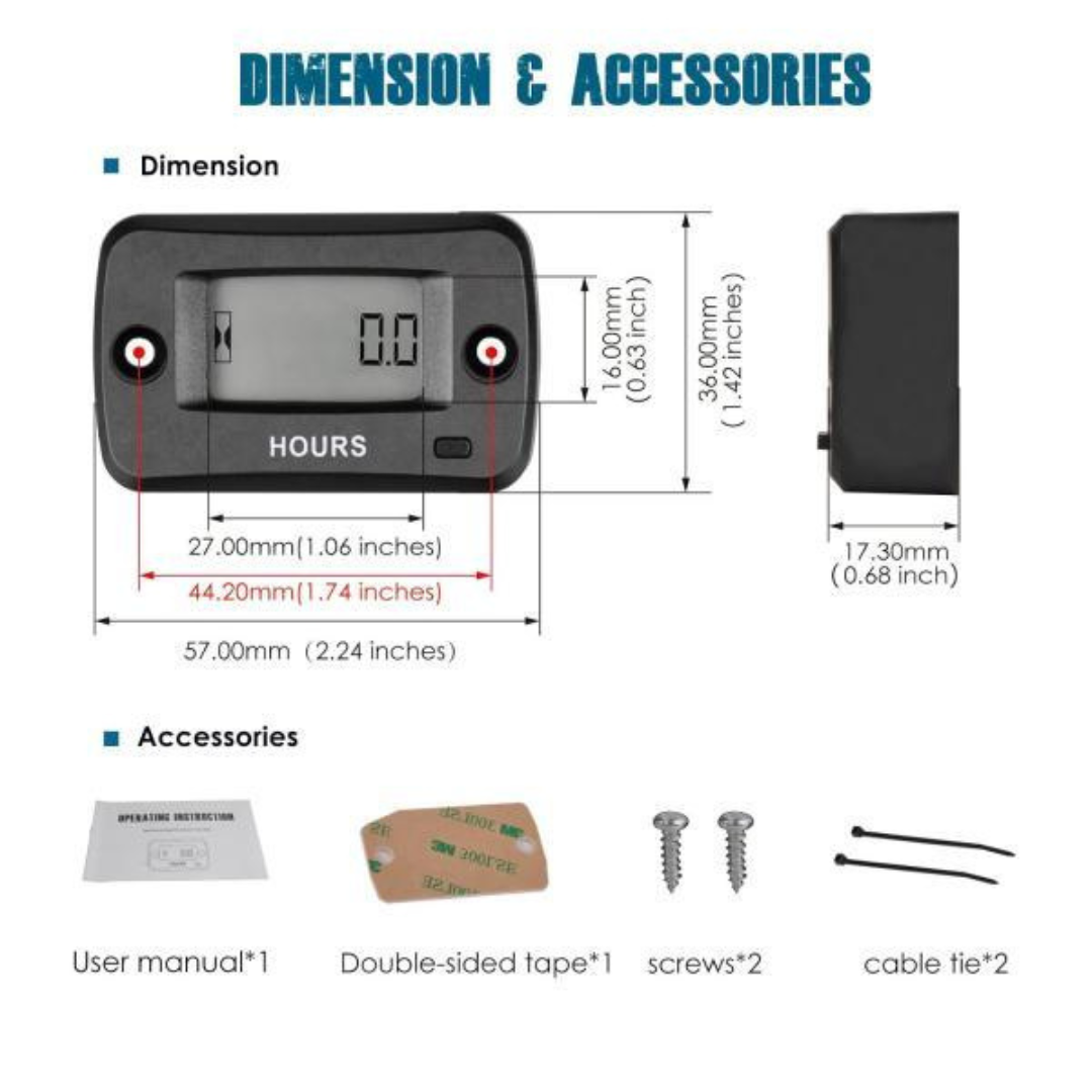 Digital Bike Hour Meter