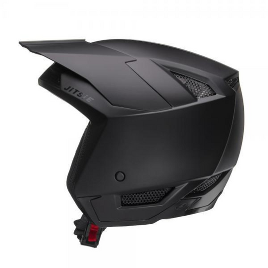 Jitsie HT3 Solid Black Trials Helmet