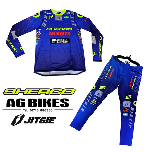 Jitsie Sherco x AG Bikes Team Riding Set