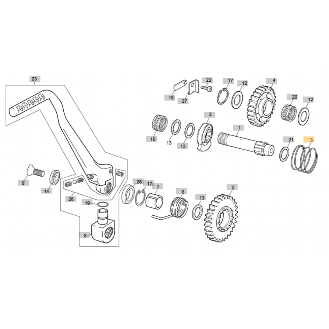 Sherco ST Kickstart Compression Spring (1999-2022)
