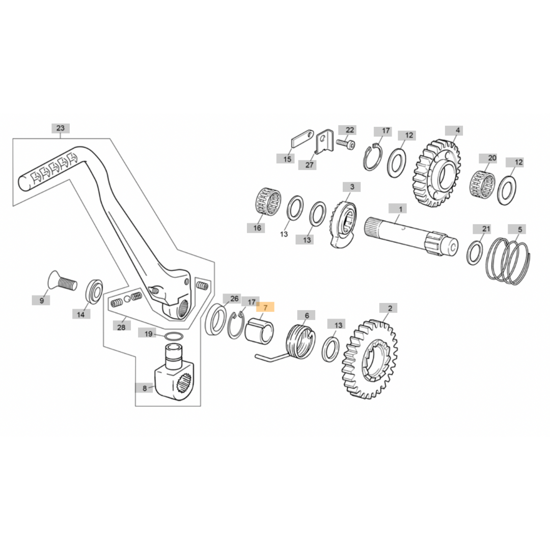 Sherco Kickstart Spring Spacer (1999-2022)