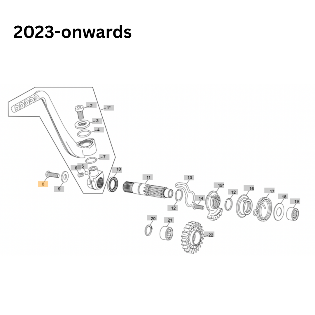 Sherco M6x20 Dome Head Bolt (2023-2025)
