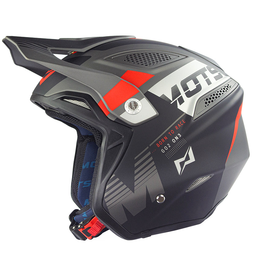 Mots Go2 On3 Helmet Matt Black