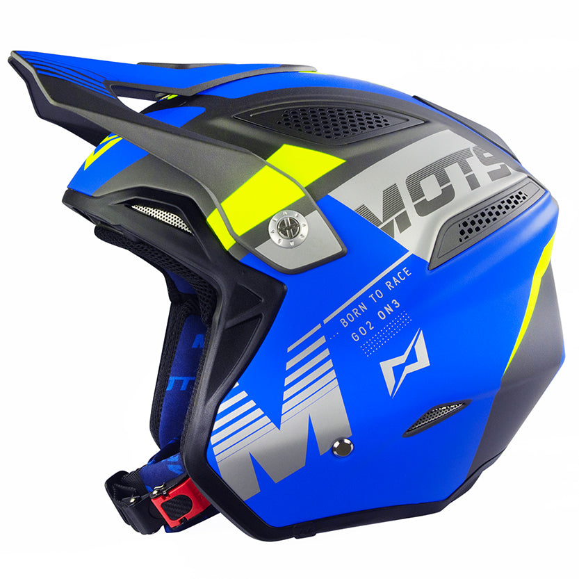 Mots Go2 On3 Helmet Matt Blue