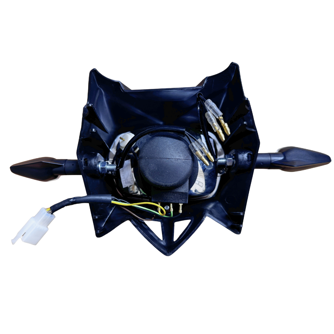 Motorcycle Headlight and Indicator Unit