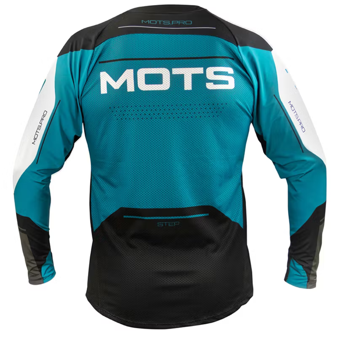 Mots Step 8 Riding Top & Pants Set Blue